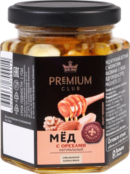 Мед PREMIUM CLUB с орехами, 225г