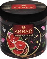 Чай черный AKBAR Грейпфрут и арбуз, листовой, 100г