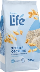 Хлопья овсяные безглютеновые ЛЕНТА LIFE, 375г