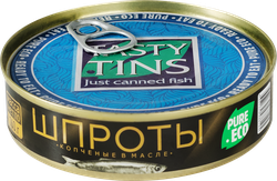 Шпроты TASTY TINS в масле, 160г