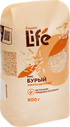 Рис бурый ЛЕНТА LIFE, 800г