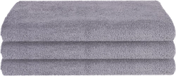 Полотенце махровое HOMECLUB 50х80см жаккард, цвет темно-серый 777, Арт. ПТА-3603-6121 цв.777