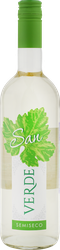 Вино SAN VERDE ординарное белое полусухое, 0.75л