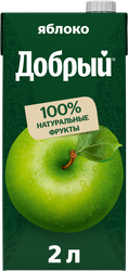 Изображение товара Нектар ДОБРЫЙ Яблоко, 2л