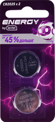 Изображение товара Элемент питания ENERGY BY LENTEL CR2025-2B, 2шт
