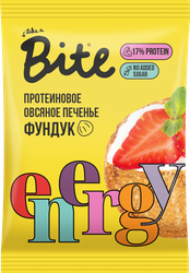 Изображение товара Крекеры протеиновые овсяные TAKE A BITE с фундуком, 69г