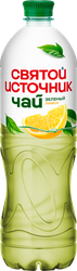 Изображение товара Напиток СВЯТОЙ ИСТОЧНИК Зеленый чай Лимон негазированный, 1л