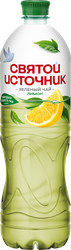 Изображение товара Напиток СВЯТОЙ ИСТОЧНИК Зеленый чай Лимон негазированный, 1л