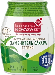 Заменитель сахара NOVASWEET Nature Стевия, жидкий, 80г