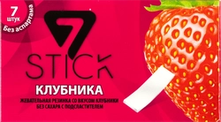 Жевательная резинка 7STIK Клубника, 14,5г