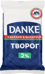 Творог DANKE 2%, без змж, 180г