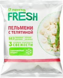 Пельмени ЛЕНТА FRESH с телятиной, 500г