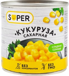 Кукуруза SUPER сахарная, в зернах, 425мл