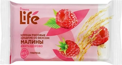 Хлебцы рисовые ЛЕНТА LIFE со вкусом малины, 80г