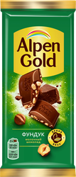 Изображение товара Шоколад ALPEN GOLD с фундуком, 80г