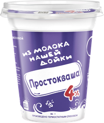 Изображение товара Простокваша термостатная ИЗ МОЛОКА НАШЕЙ ДОЙКИ 4%, с змж, 300г