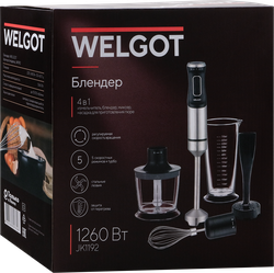Блендер погружной WELGOT 4в1, 1260Вт, Арт. JK1192