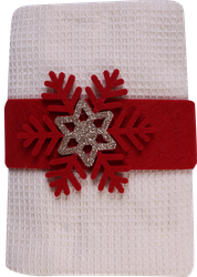 Изображение товара Полотенце кухонное HOMECLUB с новогодними героями 38x64см, Арт. BT-HA4