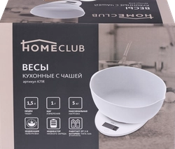 Весы кухонные HOMECLUB c чашей, Арт. K71R