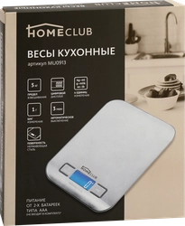 Весы кухонные HOMECLUB металл, Арт. MU0913