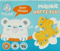 Наггетсы тресковые POLAR Медвежонок, в панировке, 300г