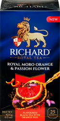 Изображение товара Чай черный RICHARD Royal Moro orange&Passion flower, 25пак