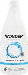 Экогель для душа WONDER LAB Aqua blue 2в1, увлажняющий, с ароматом свежести, 550мл