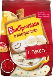 Пельмени СИБИРСКАЯ КОЛЛЕКЦИЯ Быстрюльки в кастрюльке, с мясом, 700г