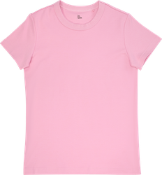 Изображение товара Футболка женская INWIN из плотного хлопка, розовая, Арт. YK-1