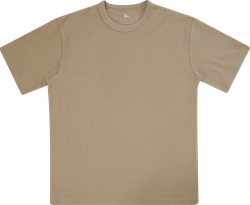 Изображение товара Футболка мужская INWIN из плотного хлопка, цвет хаки, Арт. YK-4