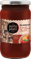 Изображение товара Соус томатный PORTO PIATTI Bolognese, с говядиной и свининой, 350г