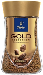 Кофе растворимый TIBIO Gold Selection натуральный сублимированный, 47,5г