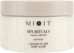 Скраб-бальзам для тела MIXIT Spa Rituals соляной с кокосовой стружкой, 300г