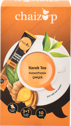 Изображение товара Напиток чайный CHAIZUP Имбирный со сливочным вкусом, 200г
