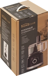 Кухонный комбайн HOMECLUB 7в1 (шинковка, терка, нарезка фри, измельчение, смешивание, соковыжималка)