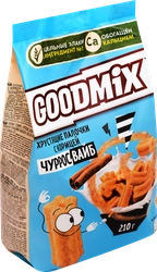 Готовый завтрак GOOD MIX Чурросвайб, хрустящие палочки с корицей, 210г