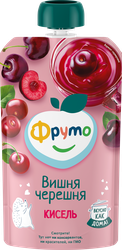 Изображение товара Кисель ягодный ФРУТОНЯНЯ Вишня, черешня, с 12 месяцев, 130г