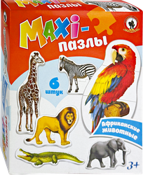 Игра детская настольная РУССКИЙ СТИЛЬ Макси-пазлы, в ассортименте