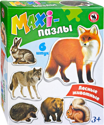 Игра детская настольная РУССКИЙ СТИЛЬ Макси-пазлы, в ассортименте
