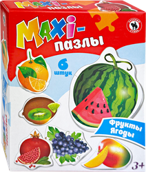 Игра детская настольная РУССКИЙ СТИЛЬ Макси-пазлы, в ассортименте