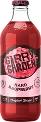 Напиток пивной GARRY GARDEN Hard Raspberry со вкусом и ароматом малины пастеризованный 4,5%, 0.4л