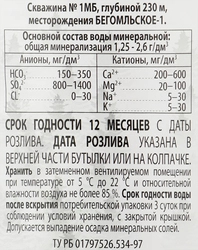 Вода минеральная БОРОВАЯ лечебно-столовая негазированная, 1.5л