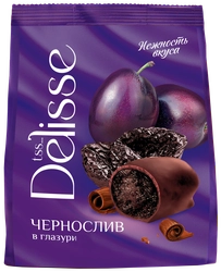 Конфеты DELISSE чернослив в глазури, 200г