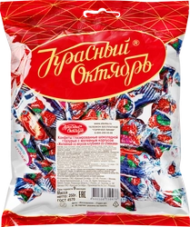 Конфеты желейные КРАСНЫЙ ОКТЯБРЬ Клубника со сливками, 250г