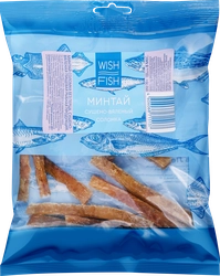 Минтай сушено-вяленый WISH FISH соломка, 70г