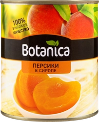 Персики консервированные BOTANICA половинки в сиропе, 850мл