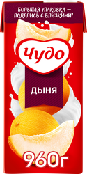 Коктейль молочный ЧУДО Дыня 2%, без змж, 960г