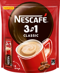 Изображение товара Напиток кофейный НЕСКАФЕ Классический 3в1, 130,5г