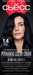 Изображение товара Краска для волос СЬЁСС Color 1–4 Иссиня-черный, 115мл