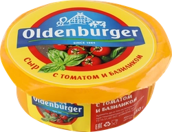 Сыр OLDENBURGER с томатом и базиликом 45%, без змж, 350г